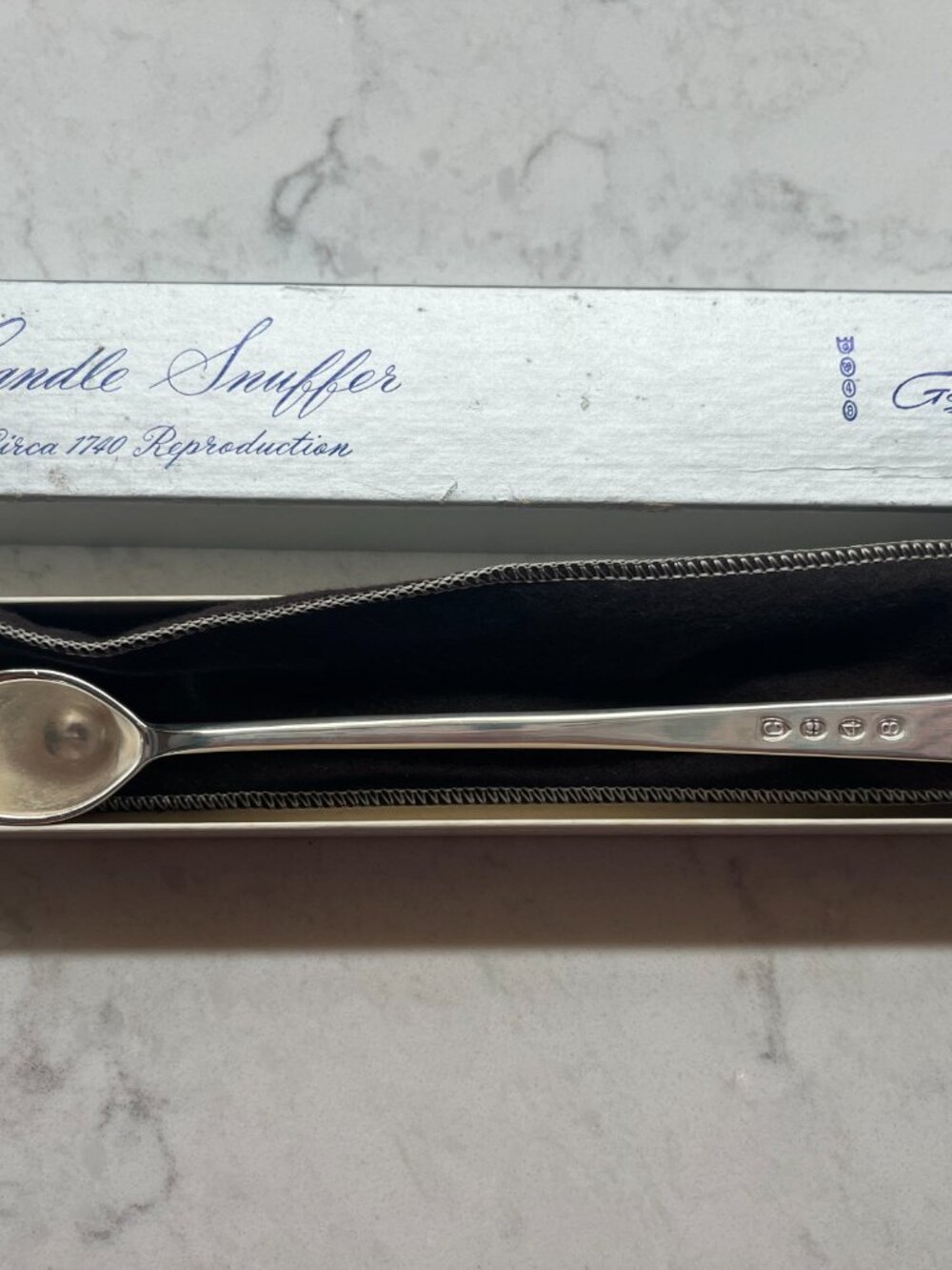 Brand NEW Vintage Gerity Silver-Plated 10" Candle Snuffer